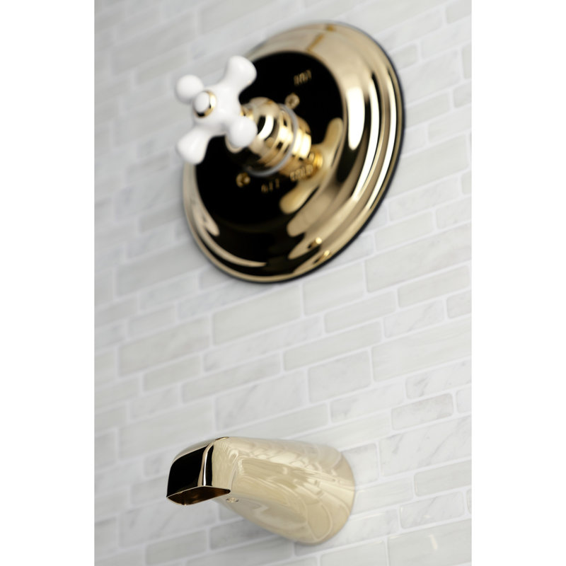 Robinet de baignoire Kingston, Laiton poli