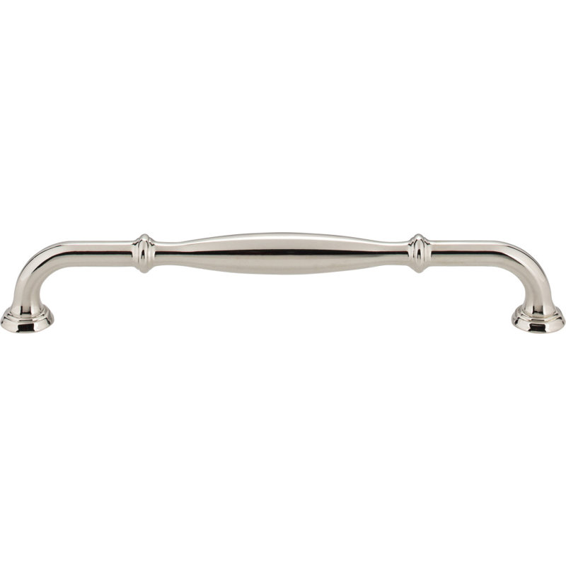Tiffany Bar Pull, Polished Nickel, 6 5/16"