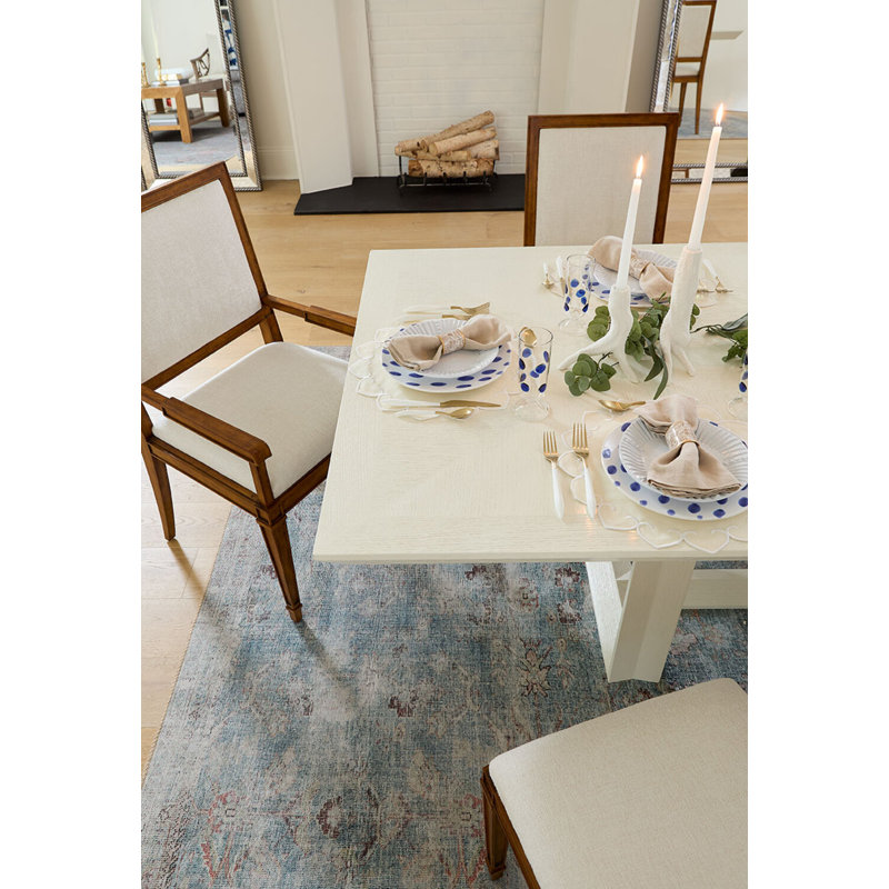 Finn Dining Table, Glazed Whisper White