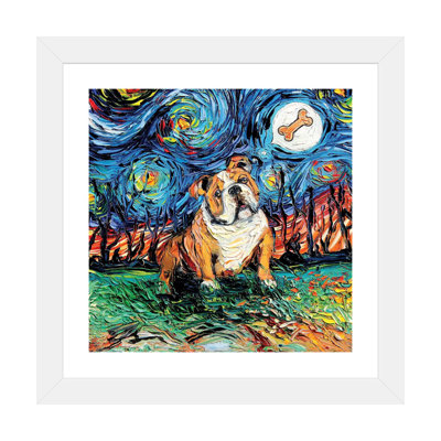 " Starry Bulldog " by Aja Trier