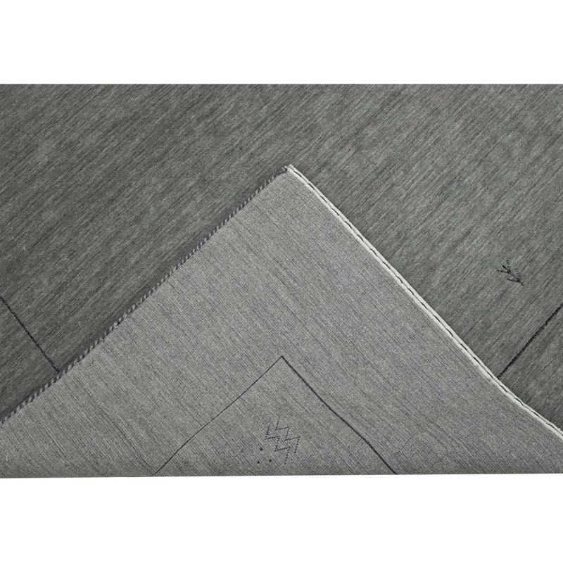 Area Rug in Gray, Rectangle 6' x 9'