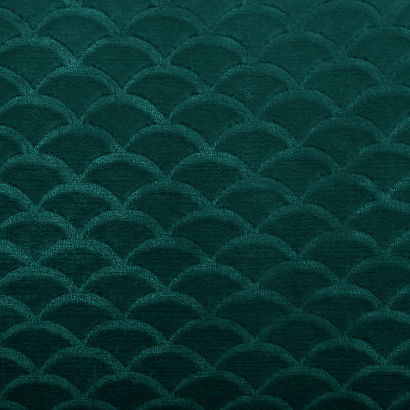 Couverture en flanelle brossée vert foncé, Vert foncé, Grand lit