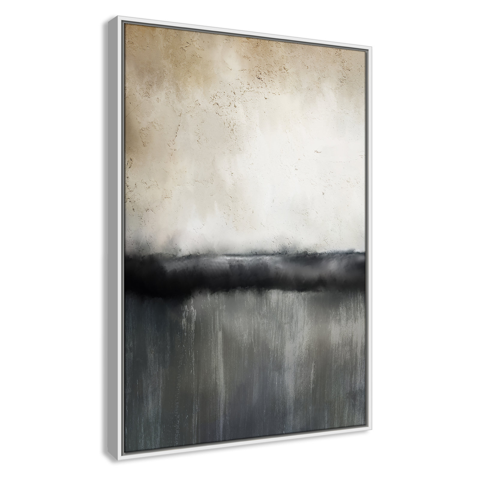 Dorota "Sunset" Print by Kimberly Allen, 37.5" H x 25.5" W, Picture Framed Canvas, White