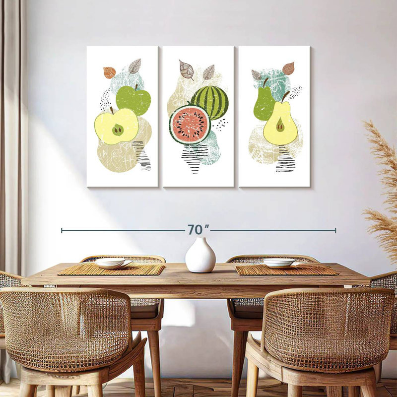Yarlin Boho Autumn Fruits, 36" H x 57" W