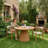 President Outdoor Dining Table Teak