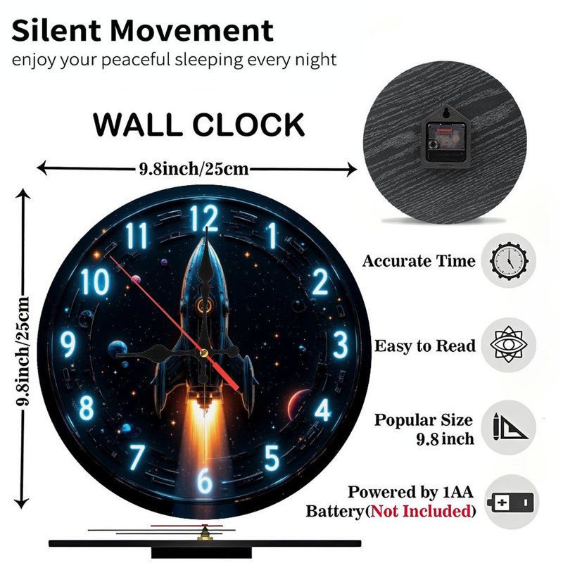 Horloge fleurie
