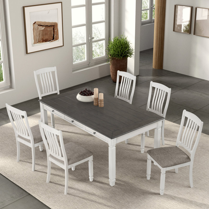 Ensemble de table de salle à manger 7 pièces Harger