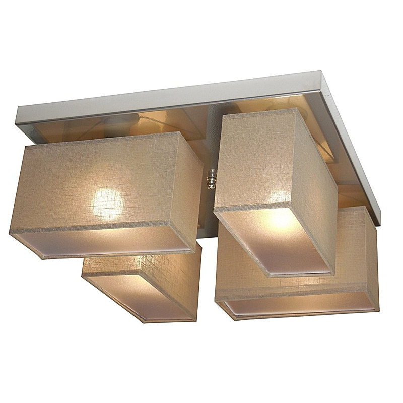 Passarelli Semi Flush Mount, Cappuccino