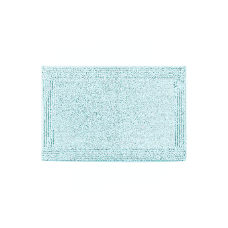1 tapis de bain réversible 100% coton touffeté 3000 g / m² 17 x 24, Simple - L 24 po x l 17 po