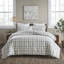 Ensemble de housse de couette 100% coton écossais moderne-327406344-327406346