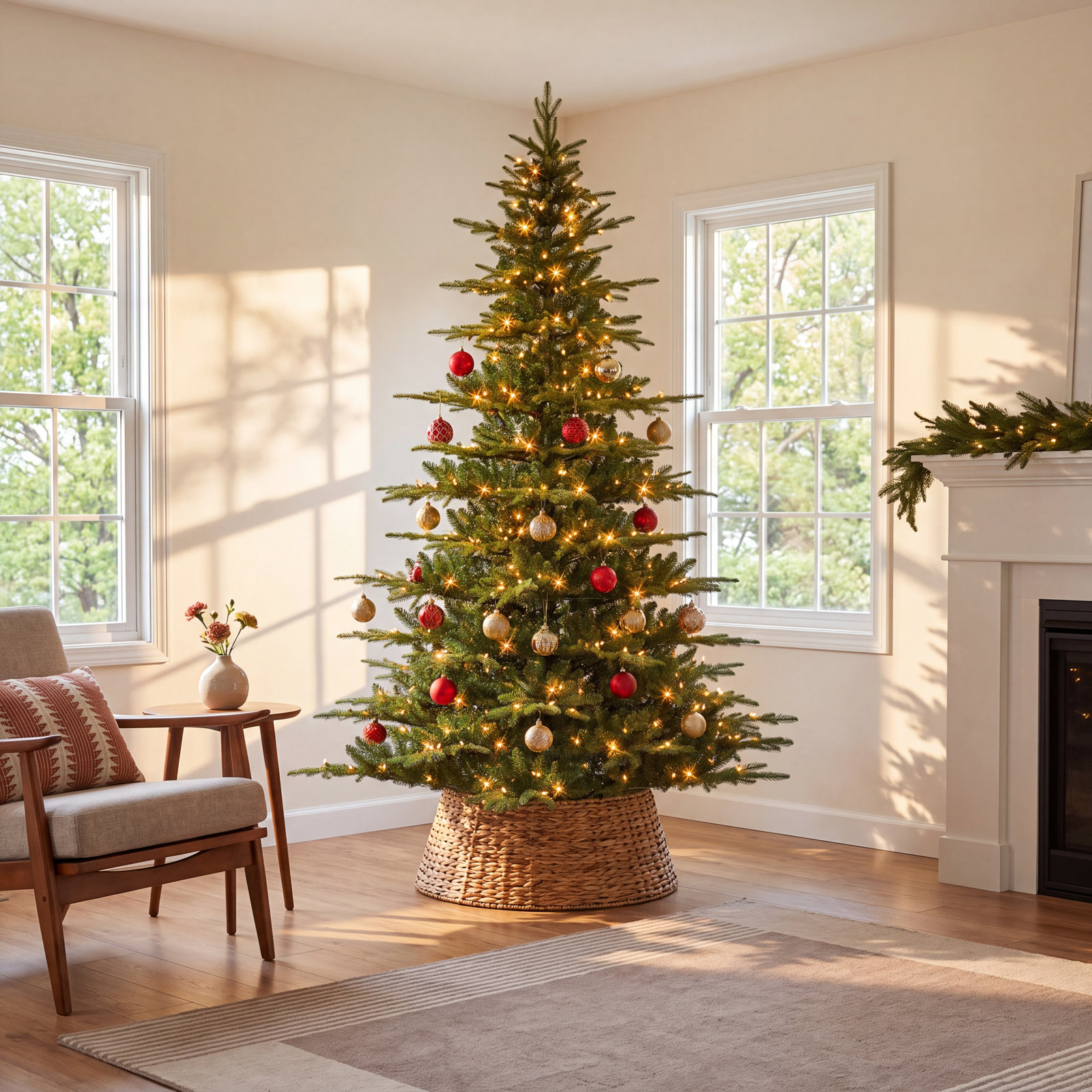 Gille Lighted Artificial Fir Christmas Tree