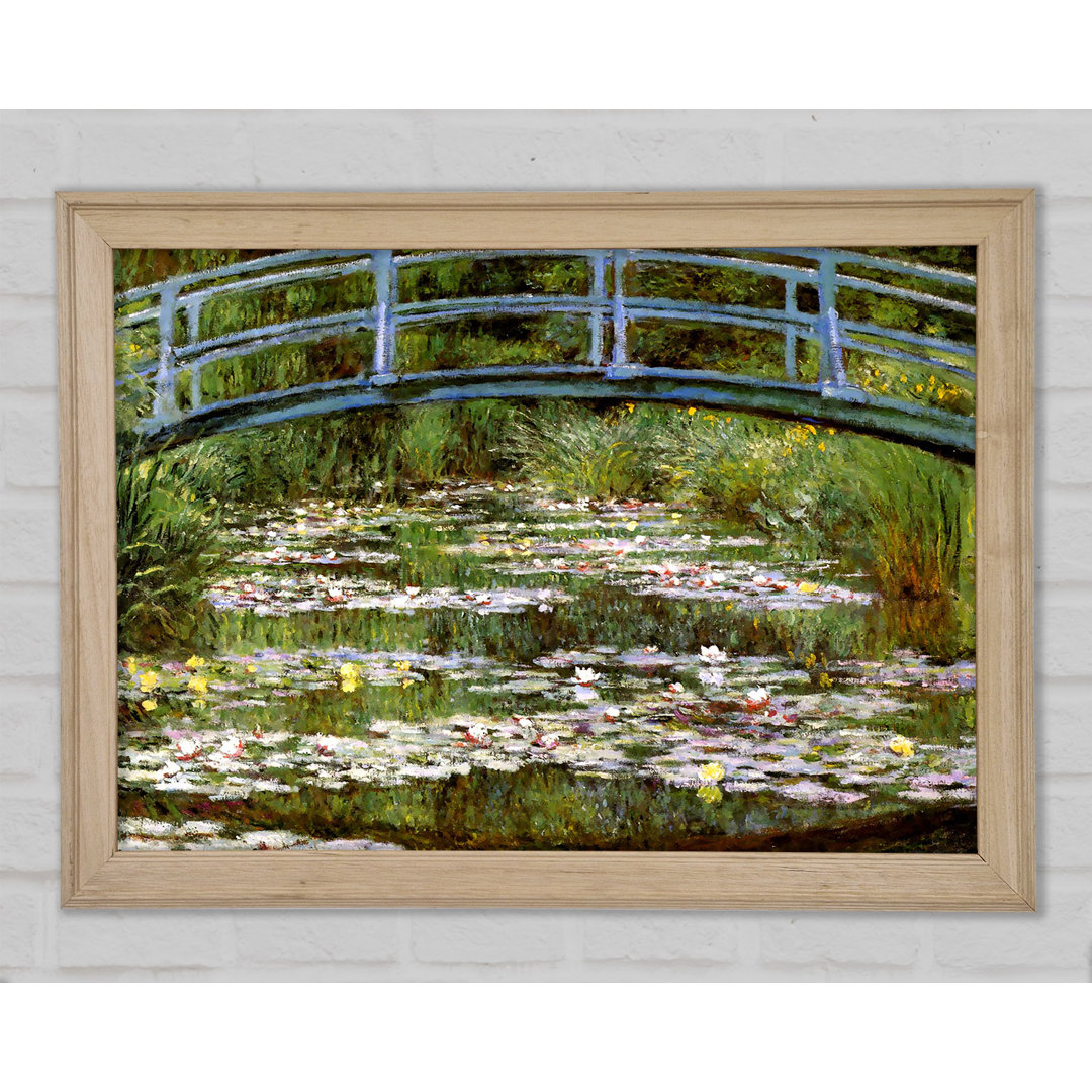 Monet Le Pont Japonais - Einzelner Bilderrahmen Kunstdrucke