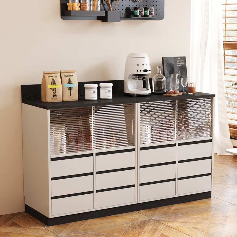 Armoire de rangement de 62,98 po de largeur pour le bureau ou la maison