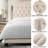 Bed Frame With Tufted Headboard/Fabric Upholstered-900101310-900101307