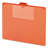 Smead® Red Vinyl Top Tab Pocket Guides Plastic File Guides