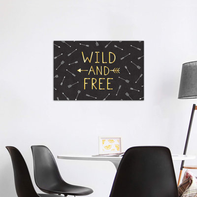 «Wild and Free» par Gail Veillette - impression d'art textuel