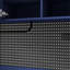 Buffet autoportant de 63 po de largeur avec huche, grande armoire de rangement pour bar à café avec 6 tiroirs, 5 armoires avec tablettes réglables, panneau perforé, porte-serviettes, prise de courant-129225928
