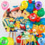 Ballons Pokémon, 28 pièces Ballons d'anniversaire pour articles de fête d'anniversaire
