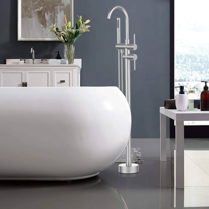 Tub Spout, Brushed Nickel