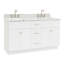 Ensemble de meuble-lavabo double 61 po Partham-70317187