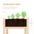 Raised Garden Bed with Legs, Elevated Wooden Planter Box, Self-Draining with Bed Liner for Vegetables, Herbs, and Flowers Backyard, Patio-1905464033-1905464037