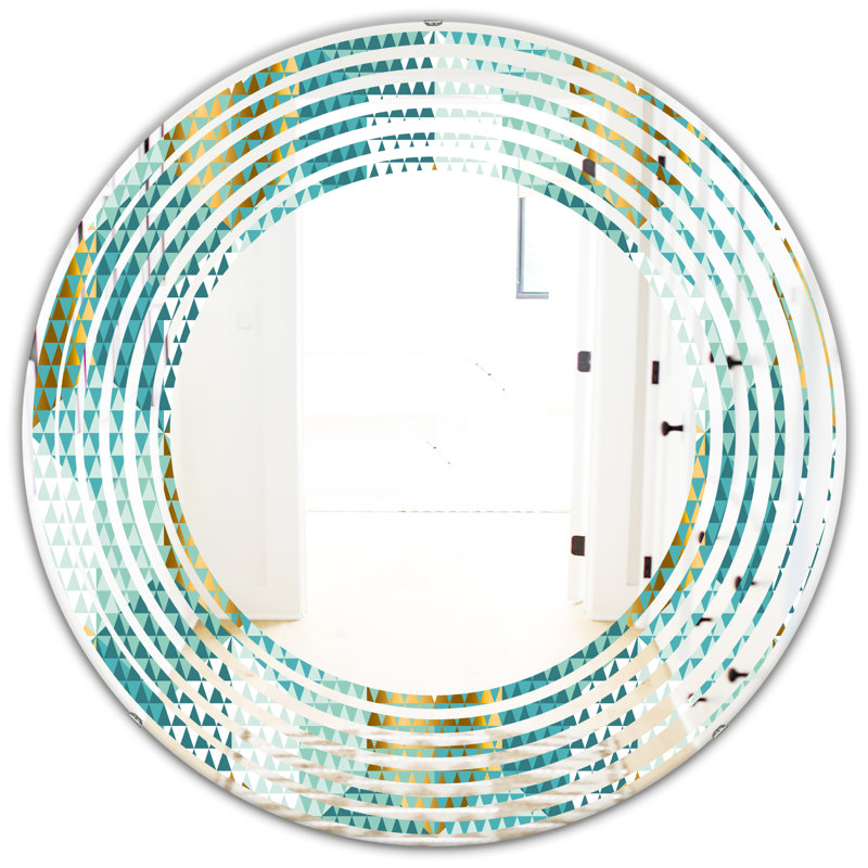 Miroir mural Hexagon, 31,5 po x 31,5 po