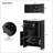 Multi-Functional Tipping Bucket Shoe Cabinet With Wall Cabinet, Space-Saving Design Foyer Cabinet With 2 Flip Drawers, Versatile Side Cabinet For Hallway-226224322
