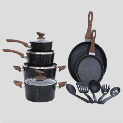 15 - Piece Non-Stick Aluminum Cookware Set