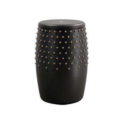 Sitiera_01 Solid Wood Stool, With Stainless Steel Accents By Andean, In Stock