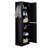 Tall Bathroom Storage Cabinet, Freestanding Storage Cabinet With Hook And Adjustable Shelves, MDF Board