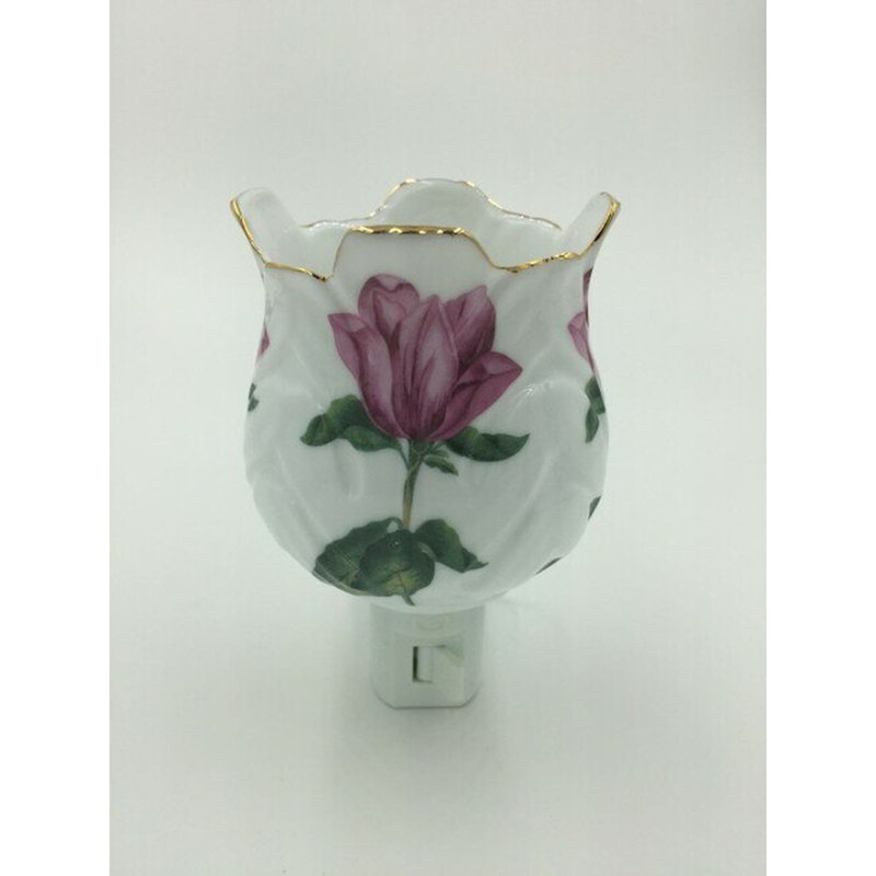 Veilleuse rose rose