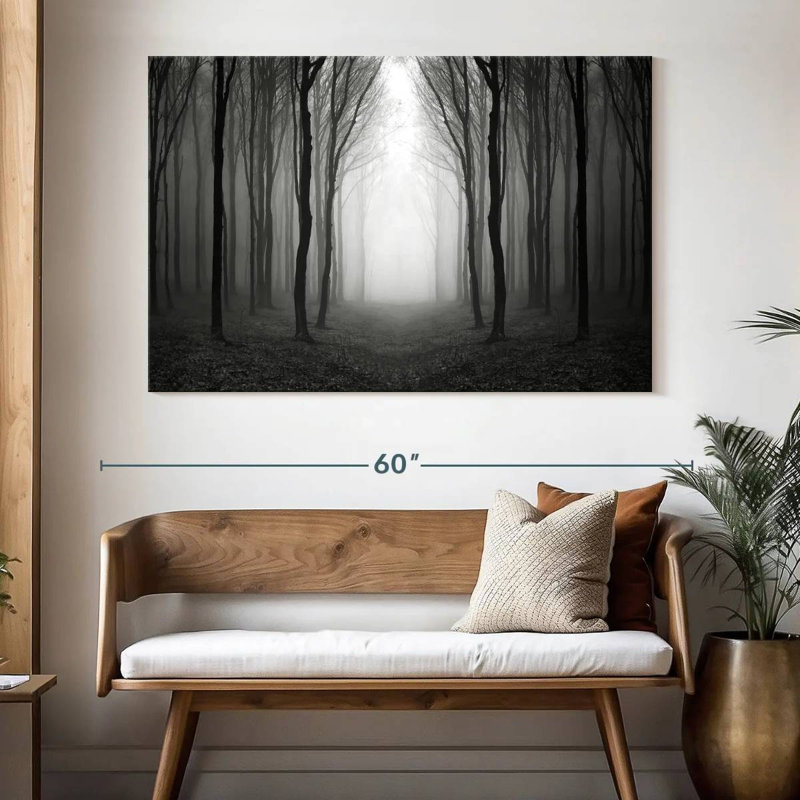 Alvord Dark Woods, 34" H x 51" W