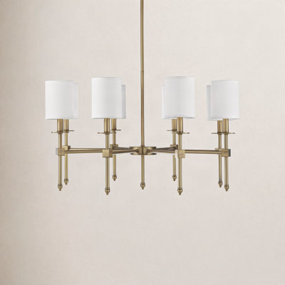 Keeling 8 - Light Metal Dimmable Chandelier