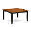Ensemble de salle à manger 5 pièces comprenant une table carrée avec rallonge papillon et 4 chaises de cuisine, 54 x 54 pouces, noir et cerise-216433532-167181426-167181424