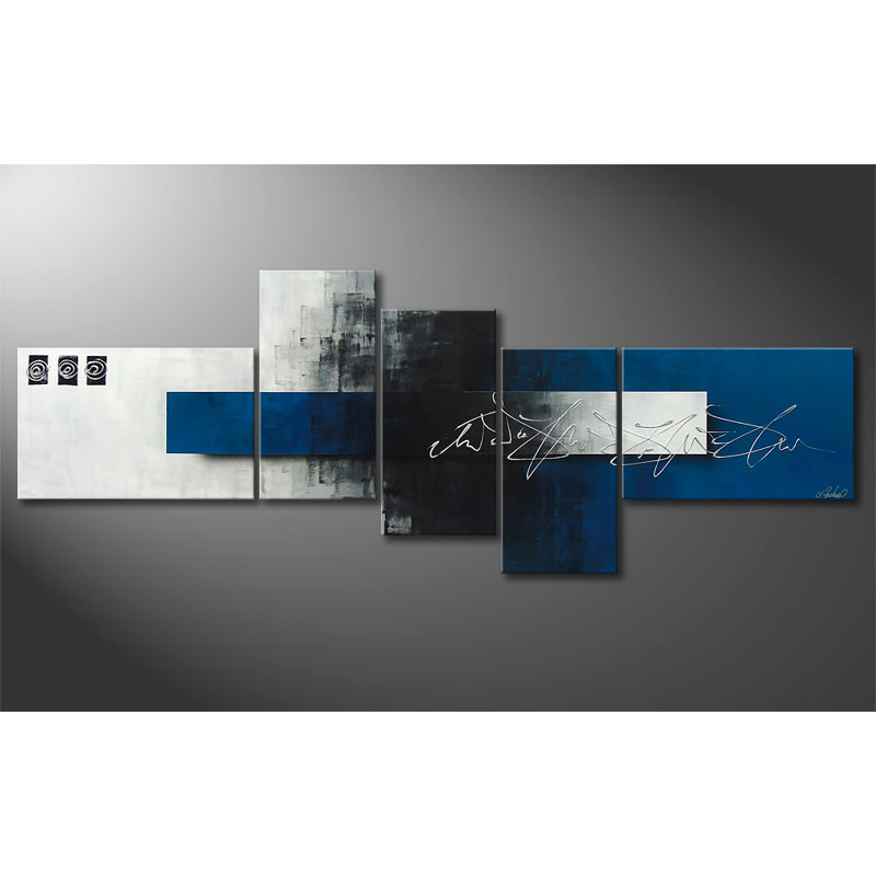 5 Piece Painting on Canvas