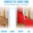 Non-Slip, Dirt-Trapping, Heavy-Duty Utility Runner Rug - (Extra-Long Custom Sizes Up to 55ft) - Absorbent for All-Weather, High-Traffic Entryways, Hallways, Patios & Offices - Red-1960485310
