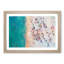 Miami Florida Beach in Abstract - Picture Frame Graphic Art Print-55740057-55740060