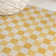 Aimee Traditional Cottage Checkerboard Yellow/Cream Indoor/Outdoor Rug