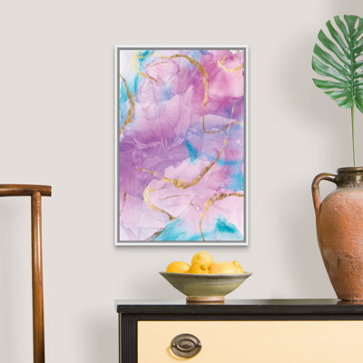 Reproduction d’art sur toile, "Gold Highlights I" par Eva watts