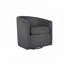 Fauteuil d'appoint pivotant en velours côtelé-127872536