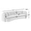 Homer 117" Linen Round Arm Sofa-86758695