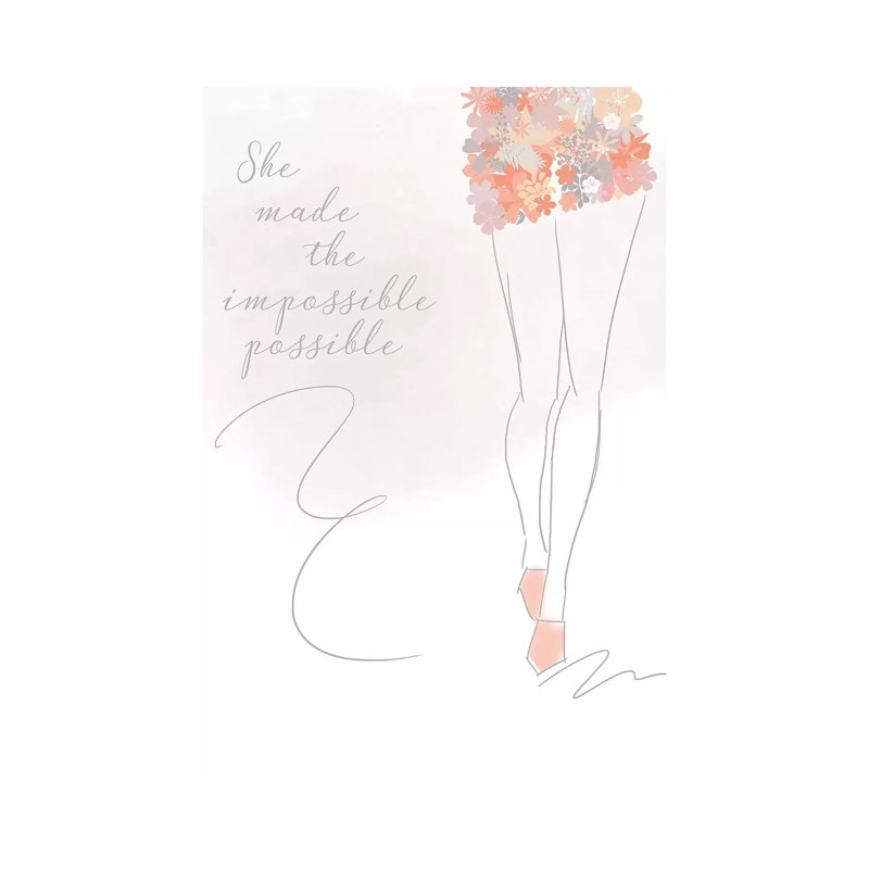 Impossibly Possible 1 Piece Wrapped Canvas Wall Art, 101.60cm H x 101.60cm W