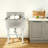 40.5X27x24” Freestanding Utility Sink with Backsplash
