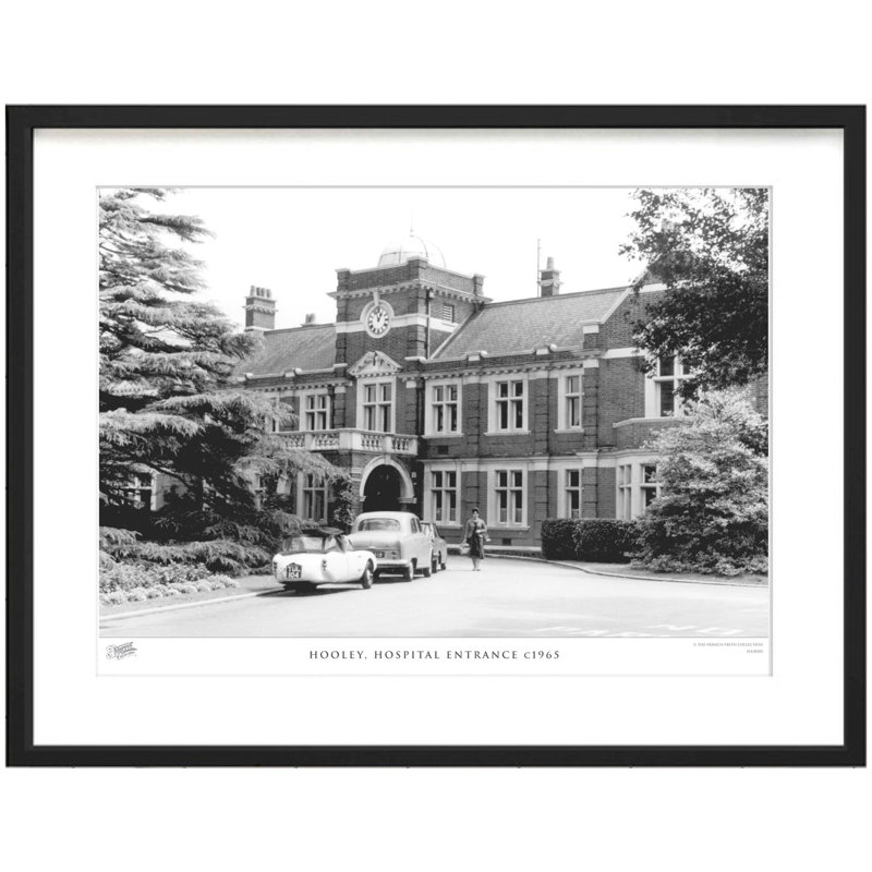 Hooley, Hospital Entrance C1965 by Francis Frith - Single Picture Frame Print, 60cm H x 80cm W x 2.3cm D