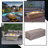 Heavy Duty Multipurpose Outdoor Rectangle Fire Pit Cover, Durable & UV Resistant Patio Waterproof Cover in Multiple Sizes Suitable For LAUREAN AEGEAN  Belle-534471410-534471415
