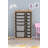 Modern Multi-Purpose Cabinet, Sonoma & Grey, 27.2 x 44.1 x 11.6 inches | 100% Melamine Coated Particle Board, Thickness: 0.7 inches | Numerous Adjustable Shelves, Wall-Mountable Design, Perfect for Home & Office Use-1496667207-1496667206