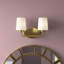 Éclairage pour salle de bain 2 lumières Savoy House Capra en laiton chaud-1777802039-1791631411-1777802038