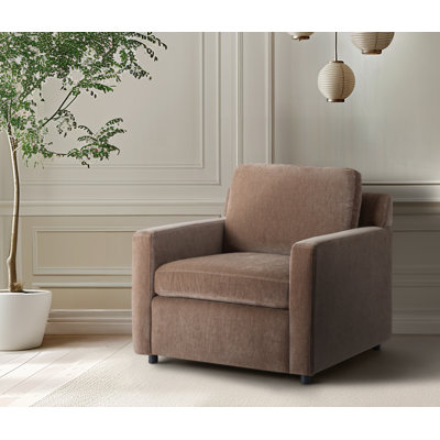 Jorgenson 34" W Polyester Armchair
