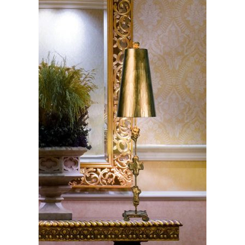 Fragment 40" Table Lamp, Aged Gold