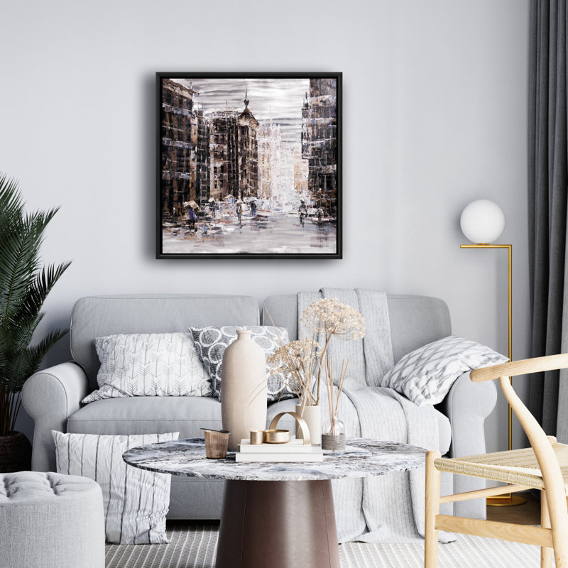 «Industrial Abstract City», reproduction sur toile